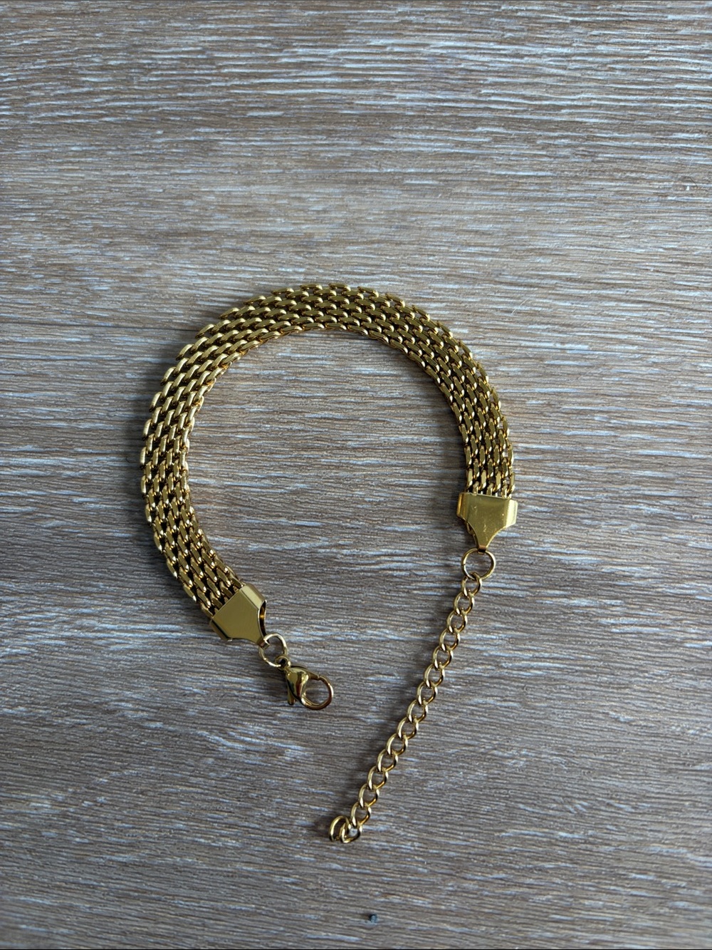 Gold Mesh Bracelet